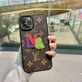 Louis Vuitton Apple Iphone Leather Premium Deluxe Phone Case L20131 - iPhone15pro max £¨6.7£© - View 1