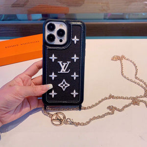 Louis Vuitton Apple Iphone Leather Premium Deluxe Phone Case L20134 - iPhone15pro max £¨6.7£© - View 3