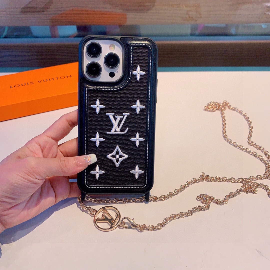 Louis Vuitton Apple Iphone Leather Premium Deluxe Phone Case L20134
