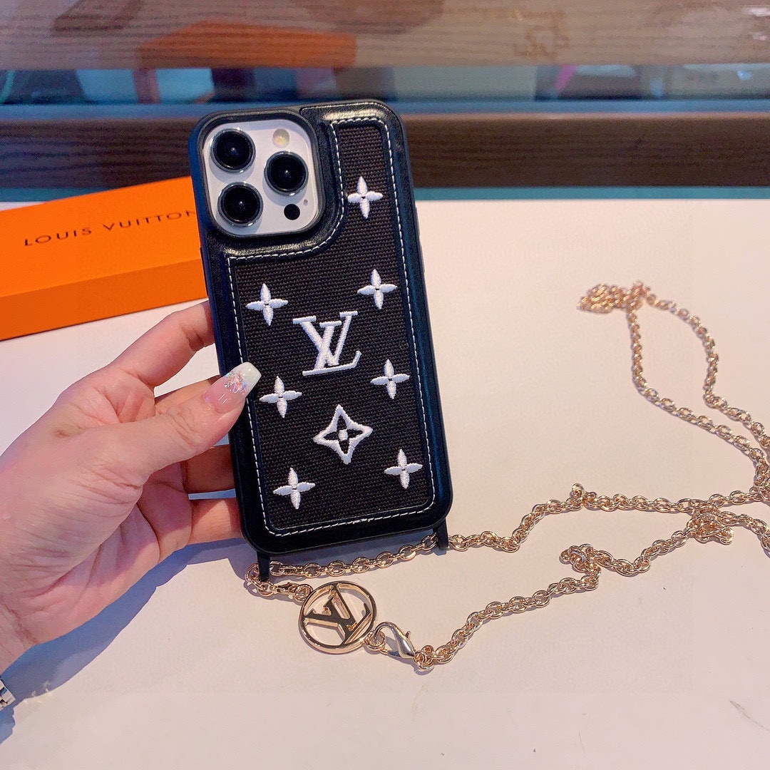Louis Vuitton Apple Iphone Leather Premium Deluxe Phone Case L20134