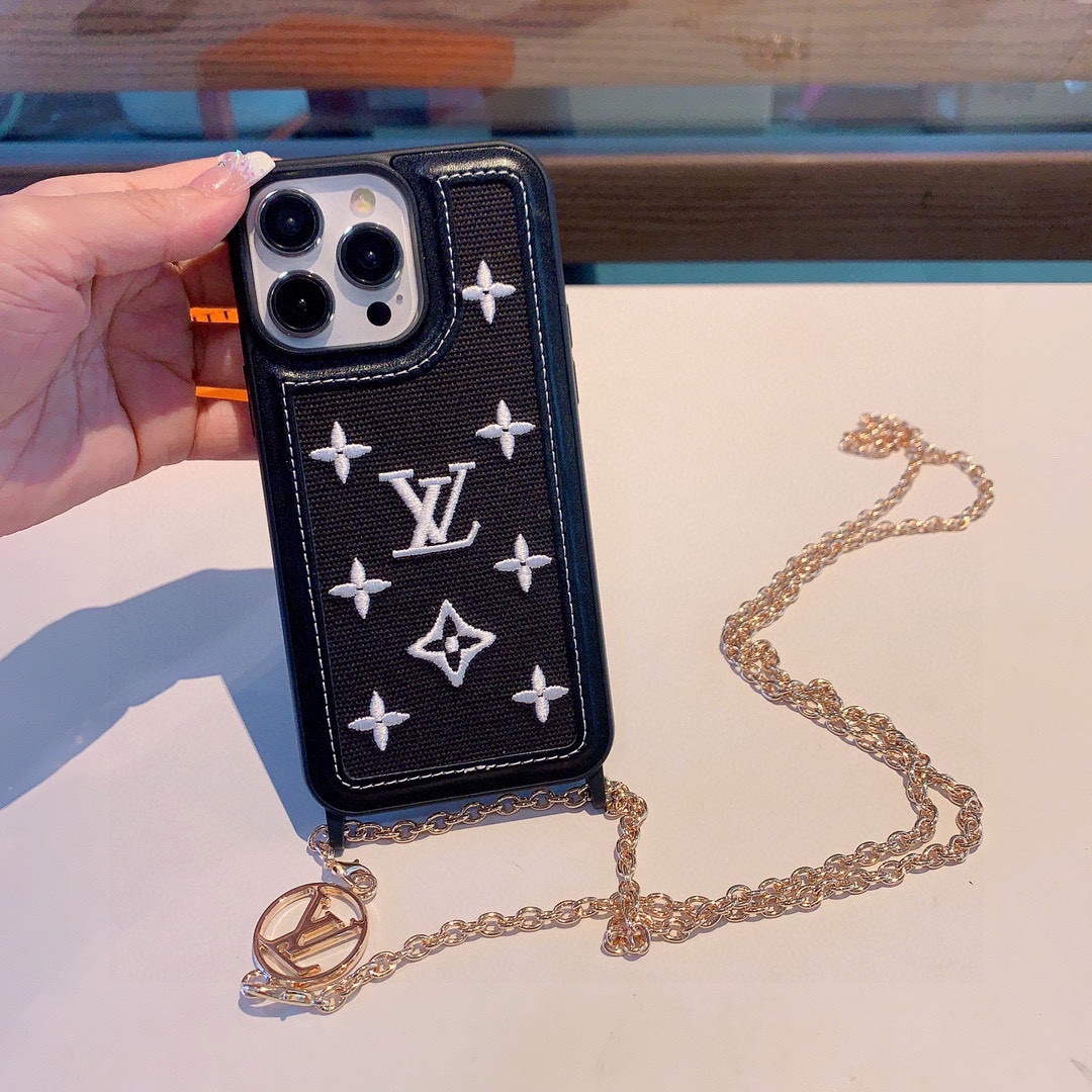 Louis Vuitton Apple Iphone Leather Premium Deluxe Phone Case L20134