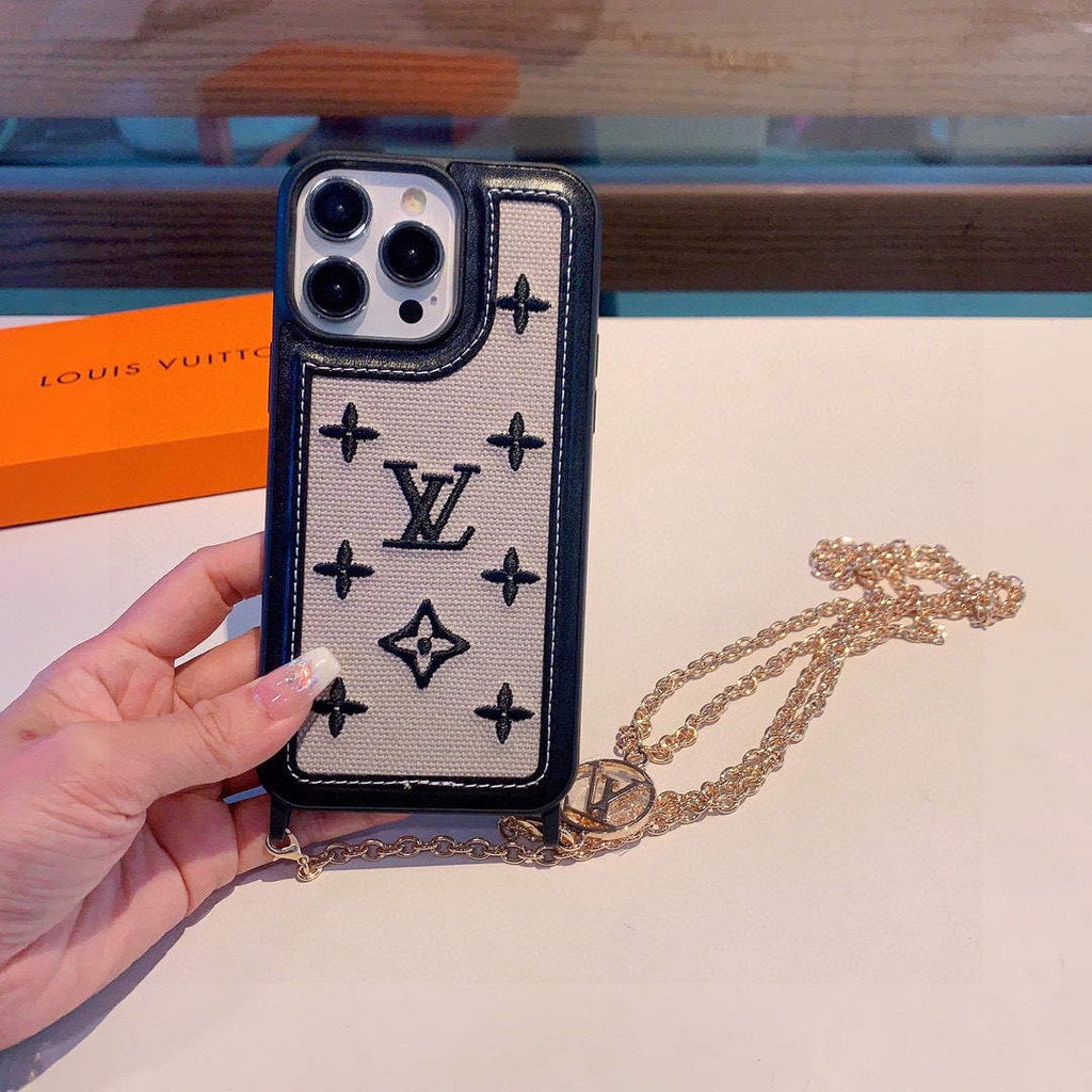 Louis Vuitton Apple Iphone Leather Premium Deluxe Phone Case L20135
