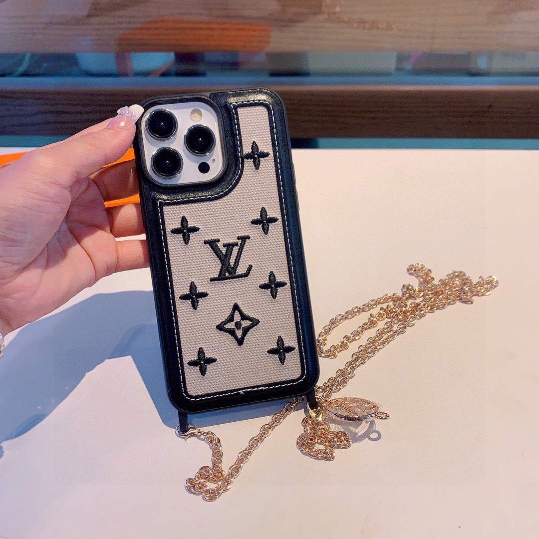 Louis Vuitton Apple Iphone Leather Premium Deluxe Phone Case L20135
