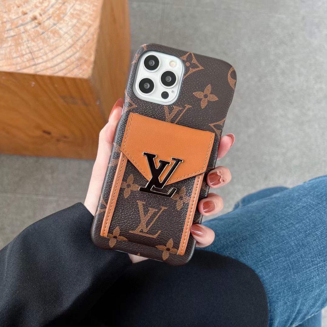 Louis Vuitton Apple Iphone Leather Premium Deluxe Phone Case L20138