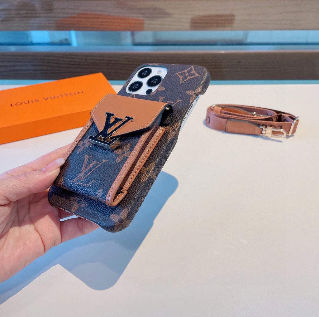 Louis Vuitton Apple Iphone Leather Premium Deluxe Phone Case L20138