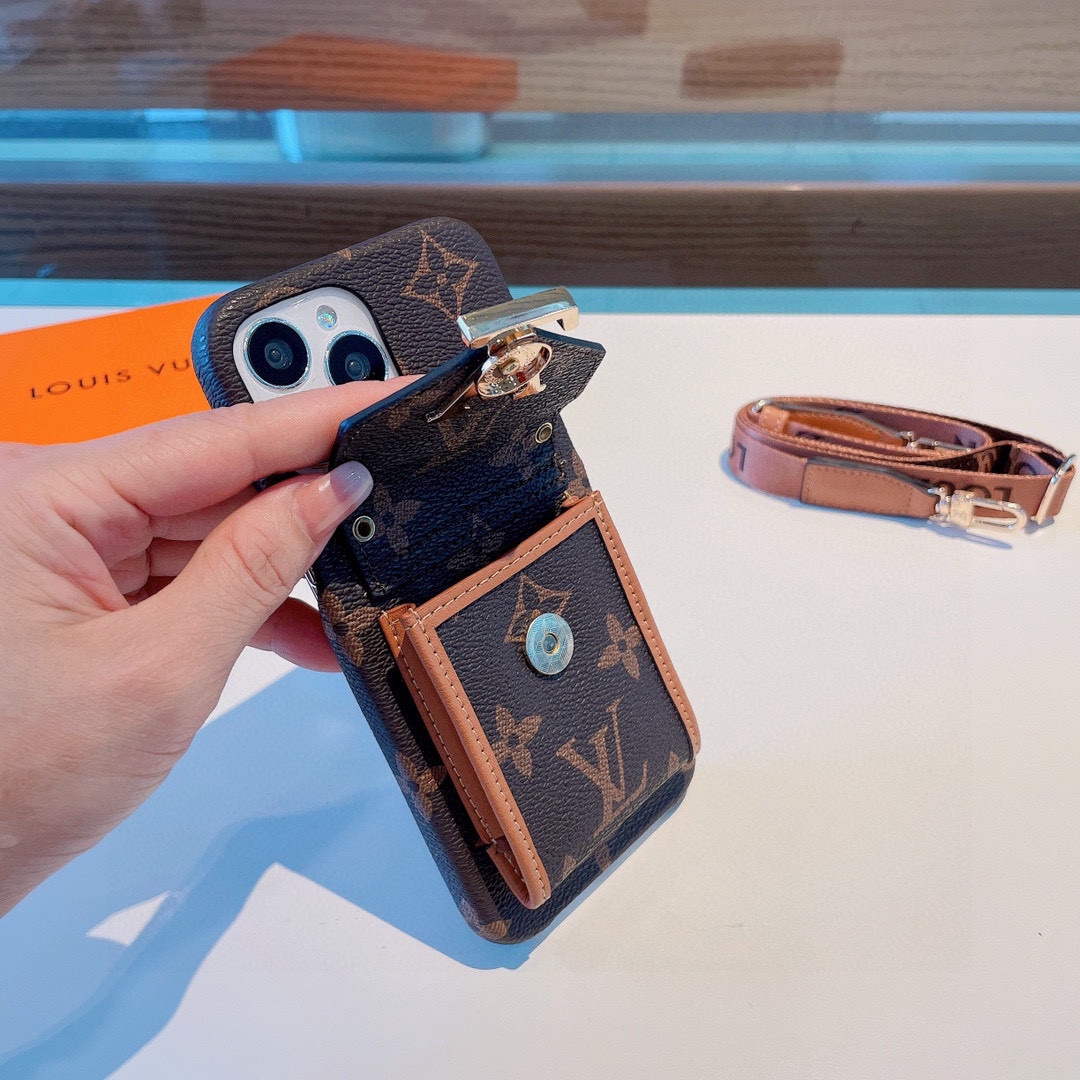 Louis Vuitton Apple Iphone Leather Premium Deluxe Phone Case L20138