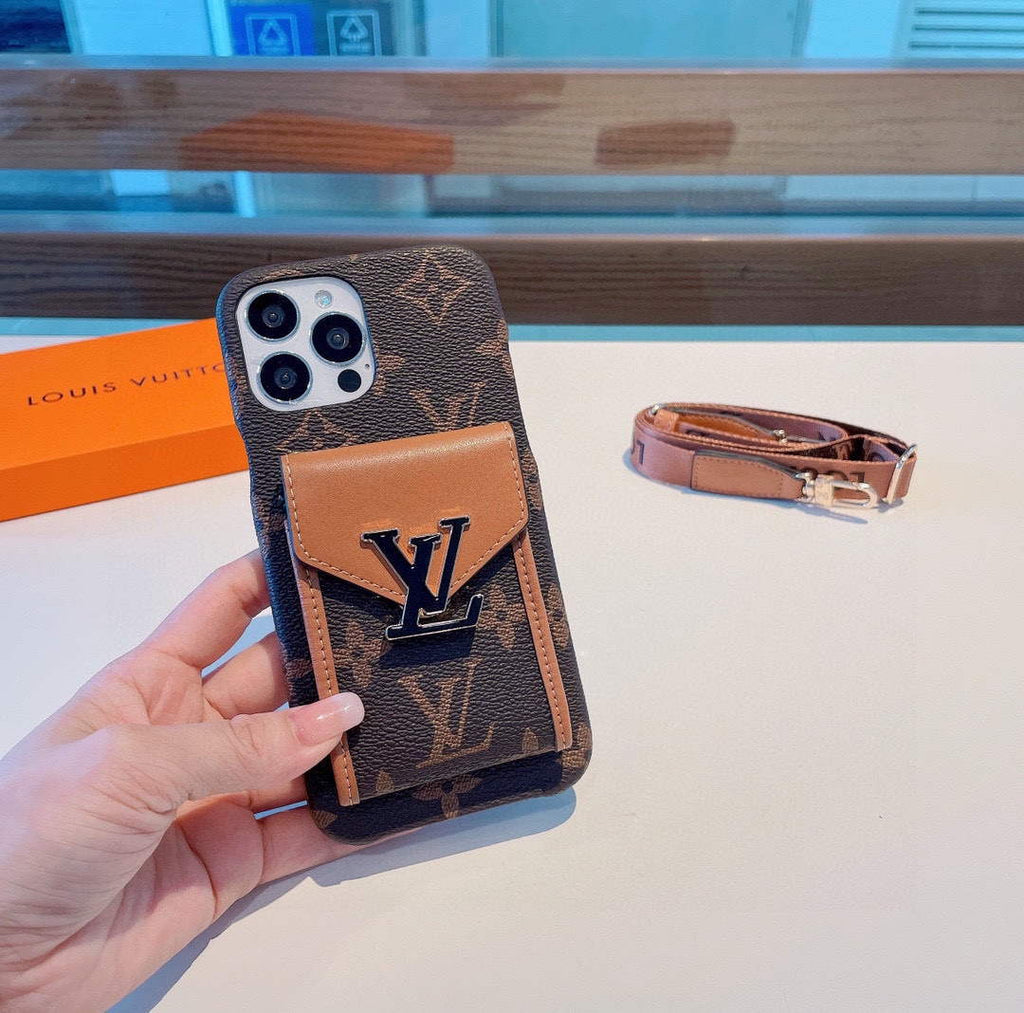 Louis Vuitton Apple Iphone Leather Premium Deluxe Phone Case L20138