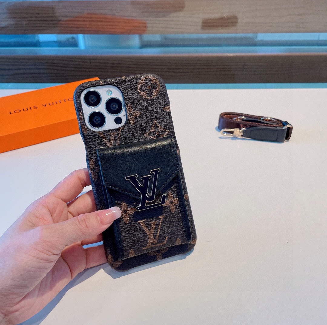 Louis Vuitton Apple Iphone Leather Premium Deluxe Phone Case L20139