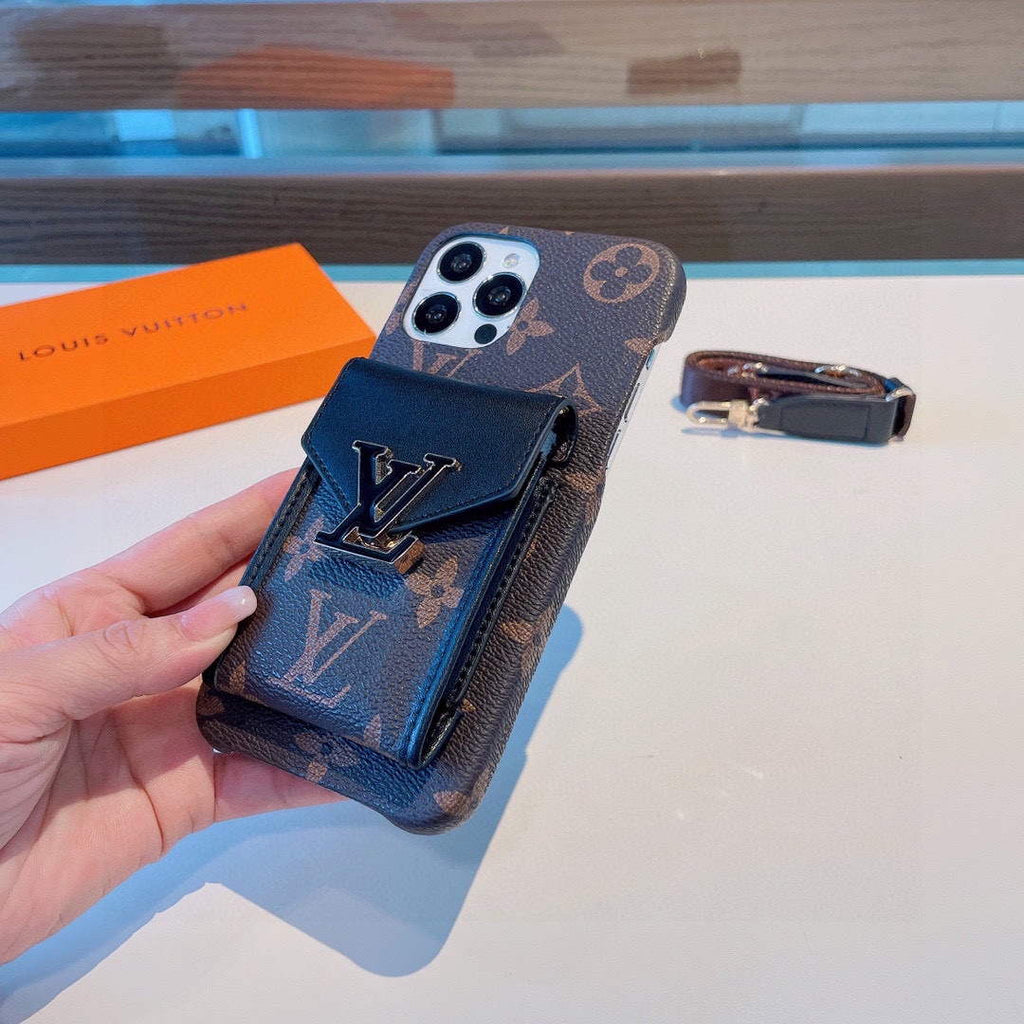 Louis Vuitton Apple Iphone Leather Premium Deluxe Phone Case L20139