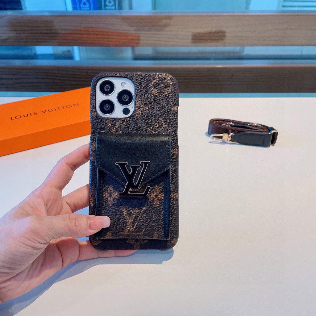 Louis Vuitton Apple Iphone Leather Premium Deluxe Phone Case L20139