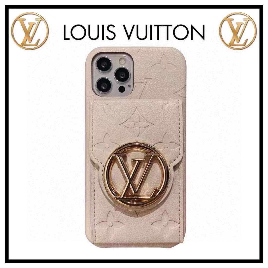 Louis Vuitton Apple Iphone Leather Premium Deluxe Phone Case L20140 - iPhone15pro max £¨6.7£© - View 1