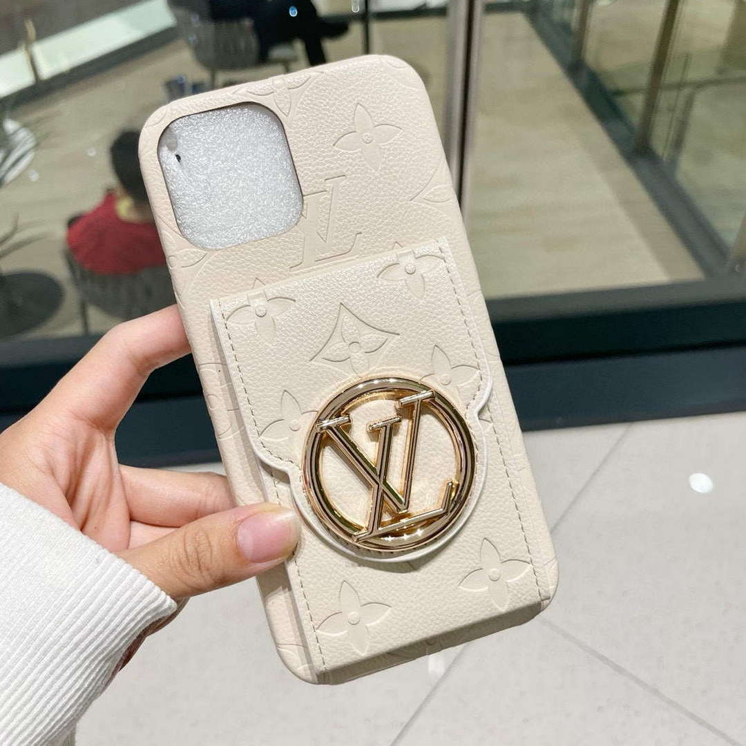 Louis Vuitton Apple Iphone Leather Premium Deluxe Phone Case L20140