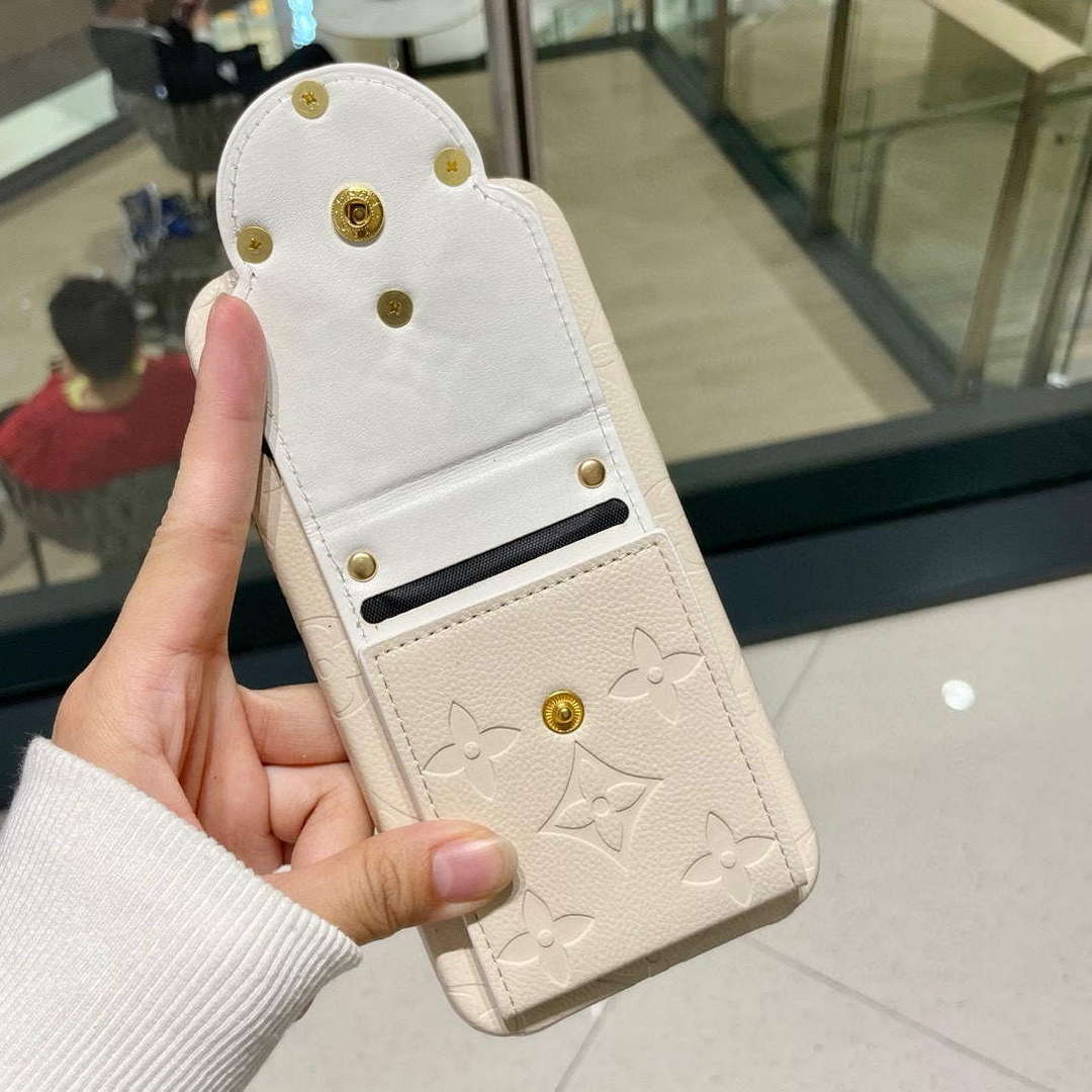 Louis Vuitton Apple Iphone Leather Premium Deluxe Phone Case L20140
