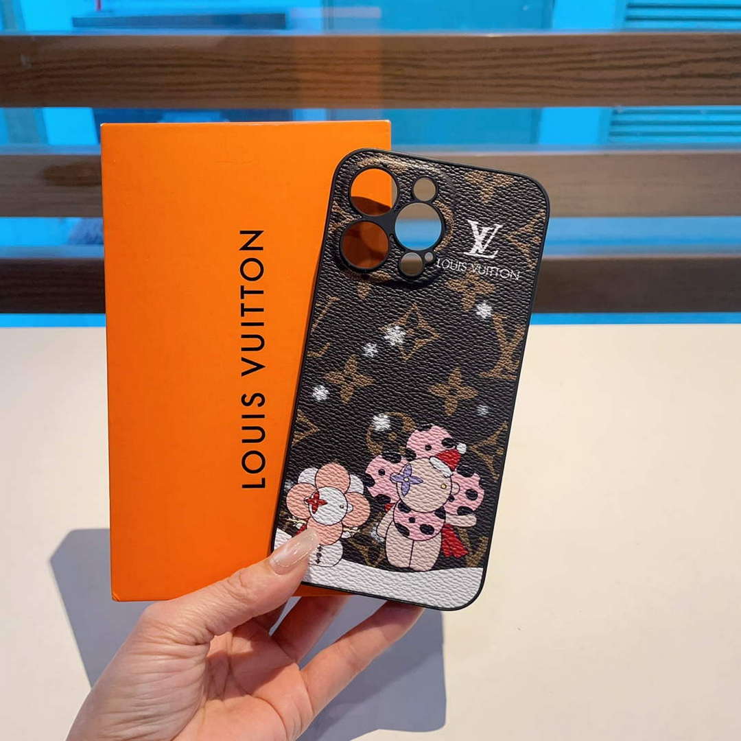 Louis Vuitton Apple Iphone Leather Premium Deluxe Phone Case L20142 - iPhone15pro max £¨6.7£© - View 8