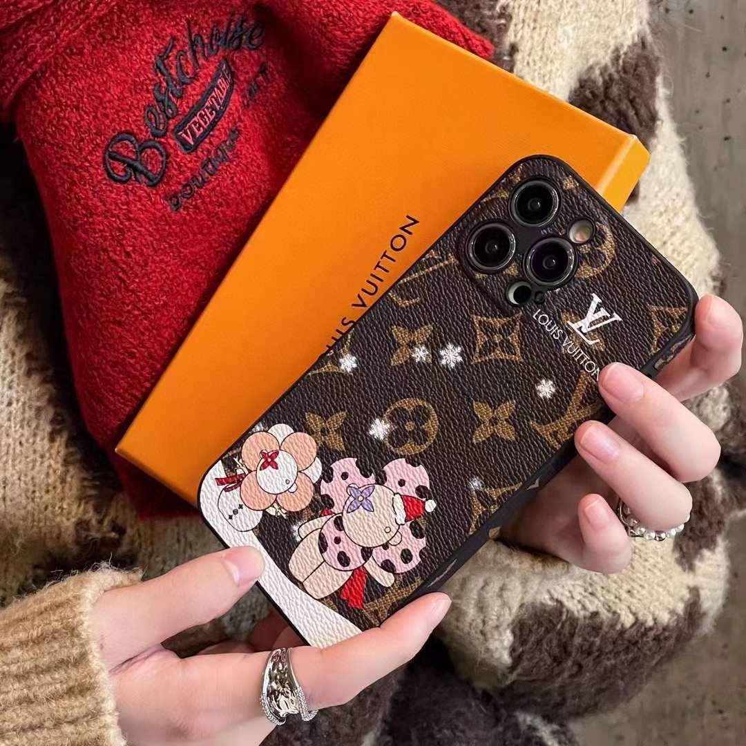 Louis Vuitton Apple Iphone Leather Premium Deluxe Phone Case L20142
