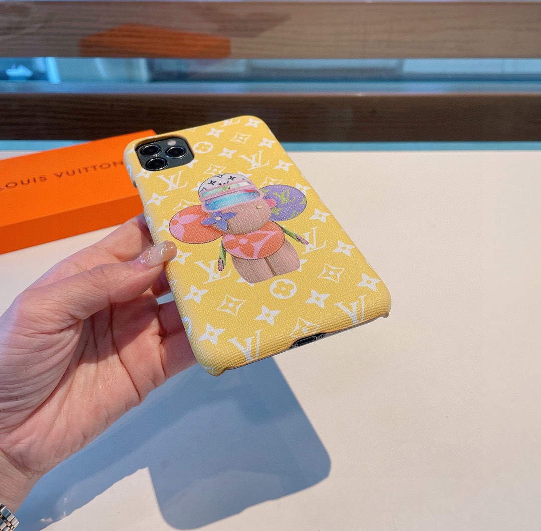 Louis Vuitton Apple Iphone Leather Premium Deluxe Phone Case L20147