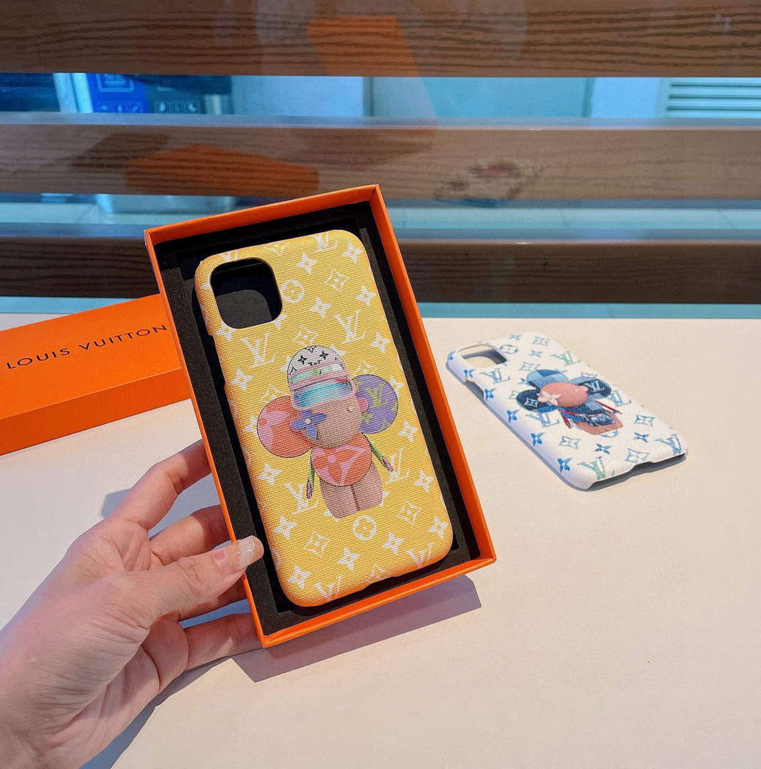 Louis Vuitton Apple Iphone Leather Premium Deluxe Phone Case L20147