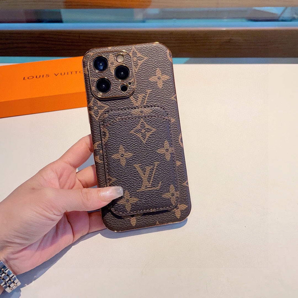 Louis Vuitton Apple Iphone Leather Premium Deluxe Phone Case L20149