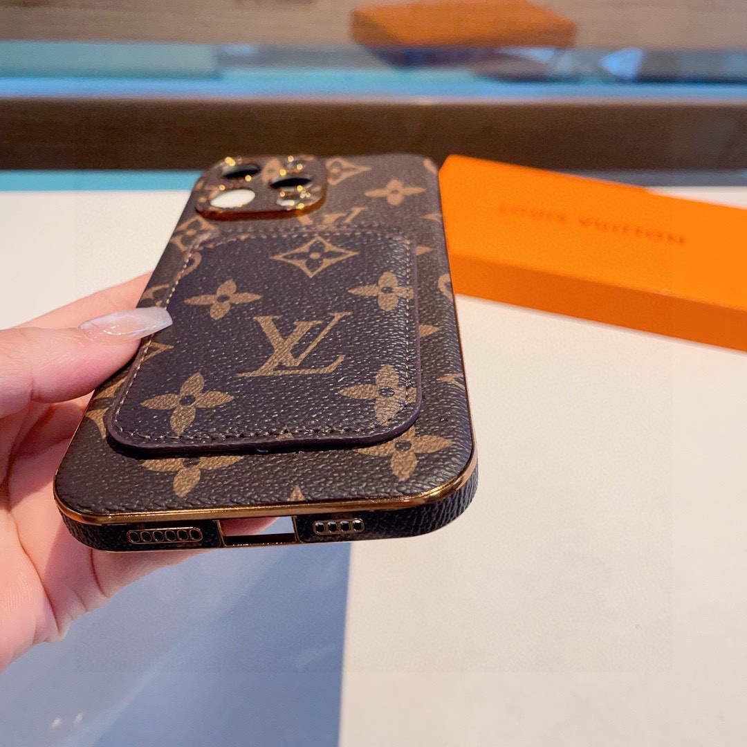 Louis Vuitton Apple Iphone Leather Premium Deluxe Phone Case L20149