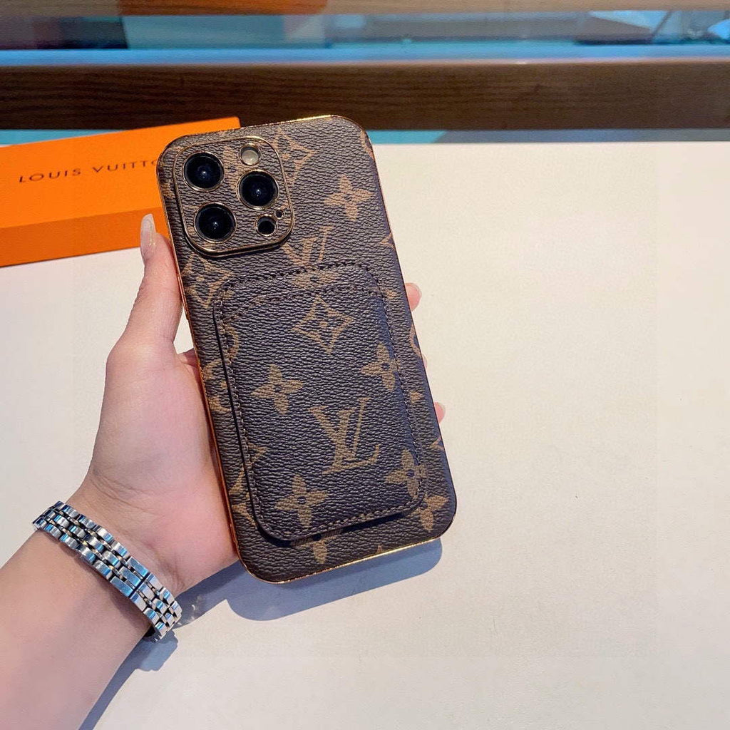 Louis Vuitton Apple Iphone Leather Premium Deluxe Phone Case L20149