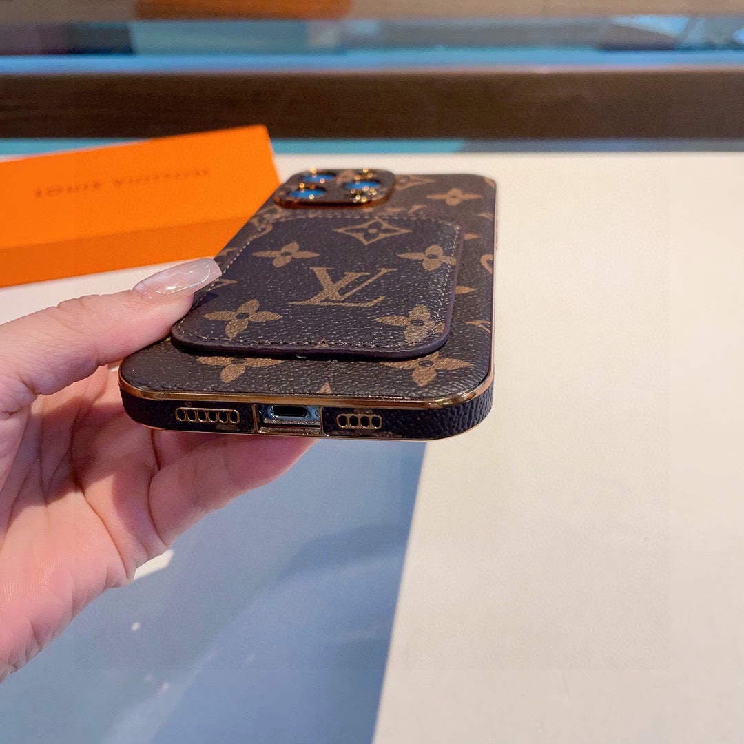 Louis Vuitton Apple Iphone Leather Premium Deluxe Phone Case L20149