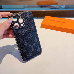 Louis Vuitton Apple Iphone Leather Premium Deluxe Phone Case L20150 - iPhone15pro max £¨6.7£© - View 3