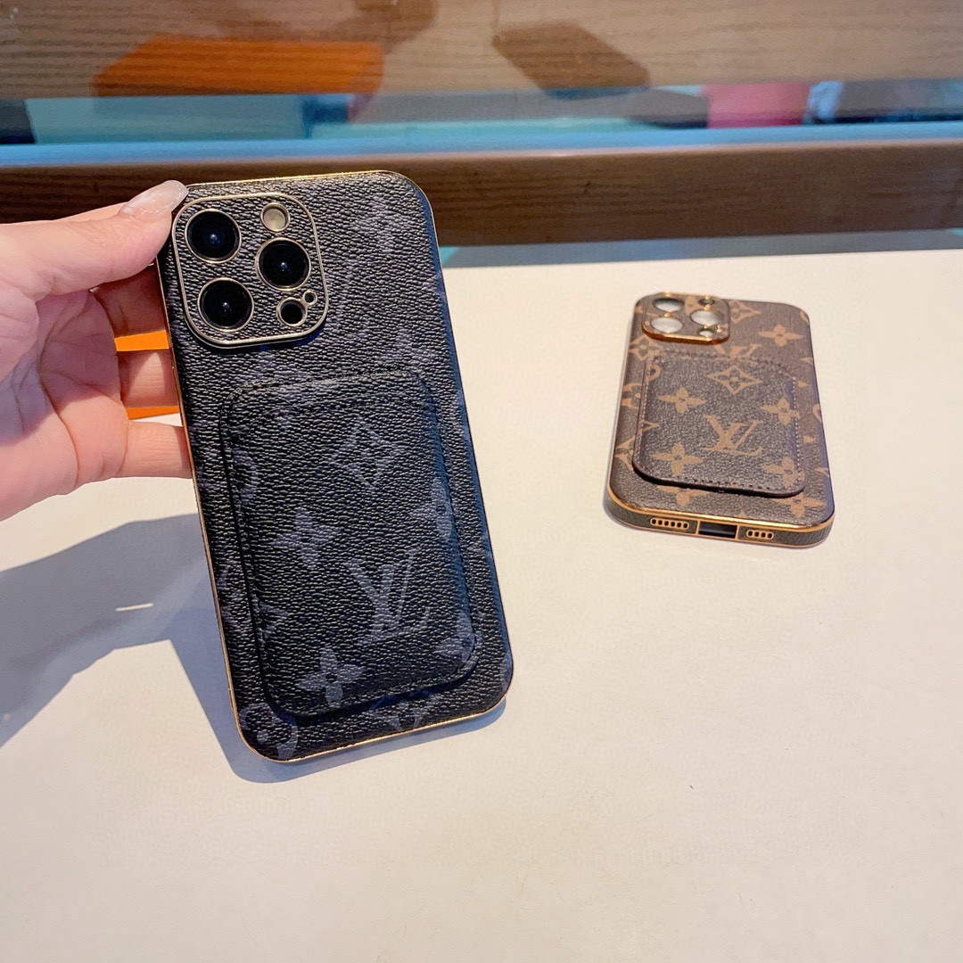 Louis Vuitton Apple Iphone Leather Premium Deluxe Phone Case L20150