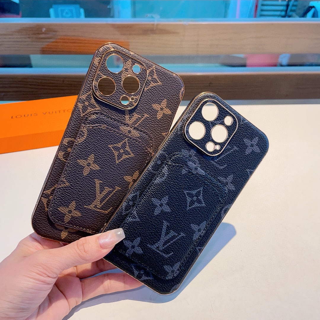 Louis Vuitton Apple Iphone Leather Premium Deluxe Phone Case L20150