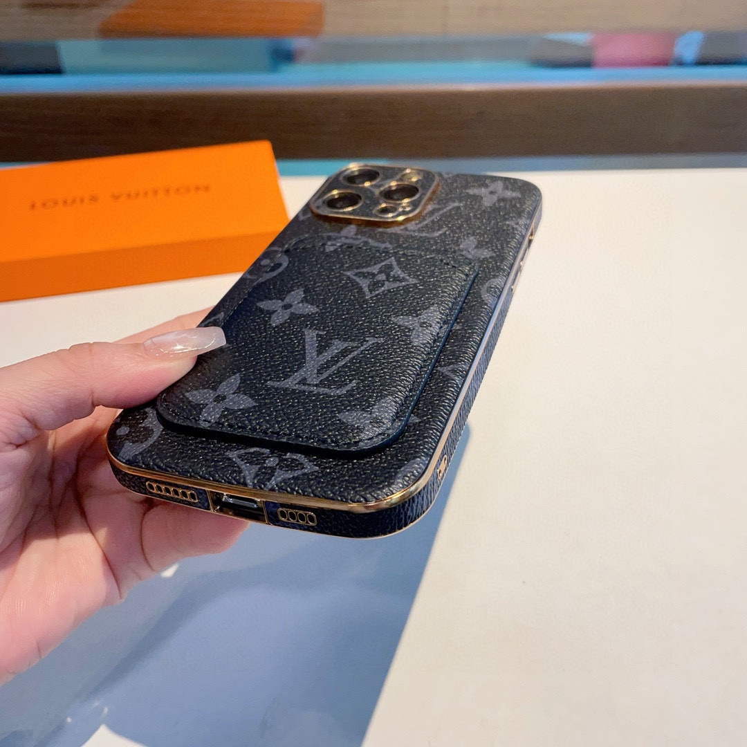Louis Vuitton Apple Iphone Leather Premium Deluxe Phone Case L20150
