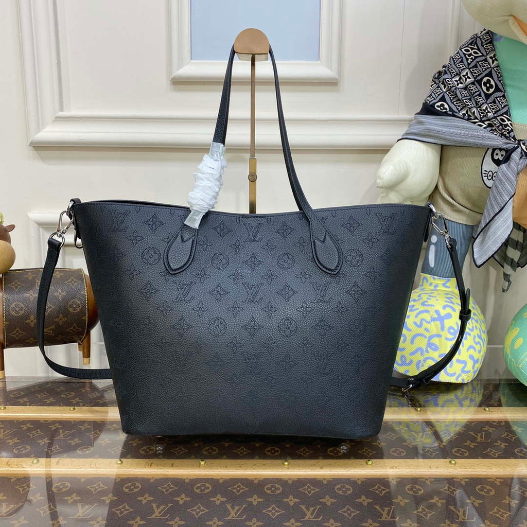 Louis Vuitton  Blossom MM Mahina Tote Bag LV M21851 Black