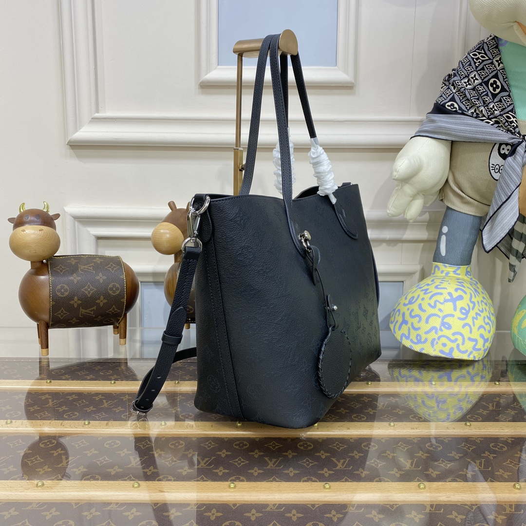 Louis Vuitton  Blossom MM Mahina Tote Bag LV M21851 Black