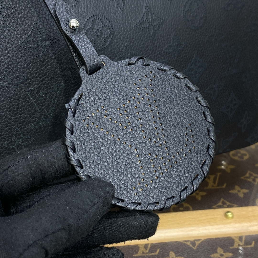Louis Vuitton  Blossom MM Mahina Tote Bag LV M21851 Black