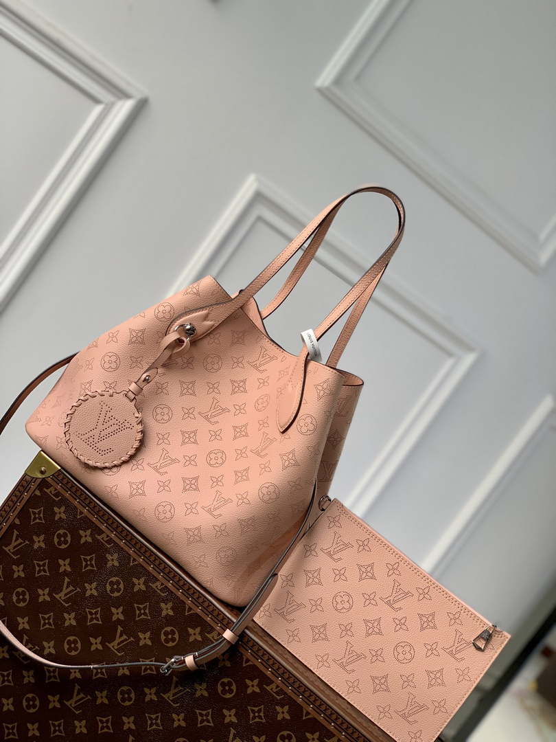 Louis Vuitton  Blossom MM Mahina Tote Bag LV M21851 Pink