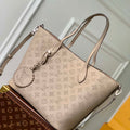 Louis Vuitton Blossom MM Mahina Tote Bag LV M21852 Galet - Default Title - View 1