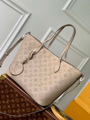 Louis Vuitton Blossom MM Mahina Tote Bag LV M21852 Galet - Default Title - View 1