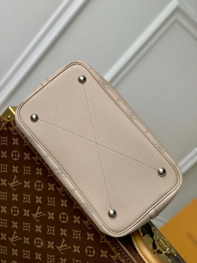 Louis Vuitton Blossom MM Mahina Tote Bag LV M21852 Galet - Default Title - View 5