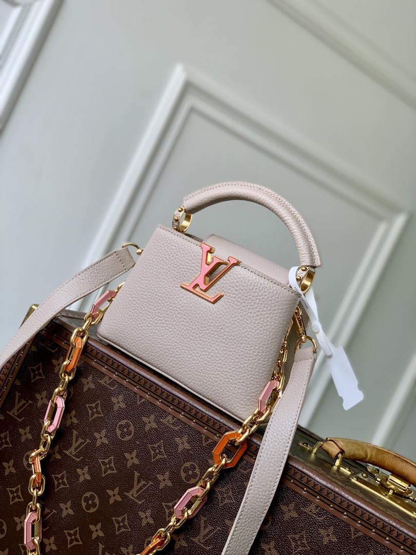 Louis Vuitton Capucines Mini Bag LV M24683 Pink - Default Title - View 1