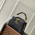 Louis Vuitton Capucines Mini Handbag LV M14976 Black