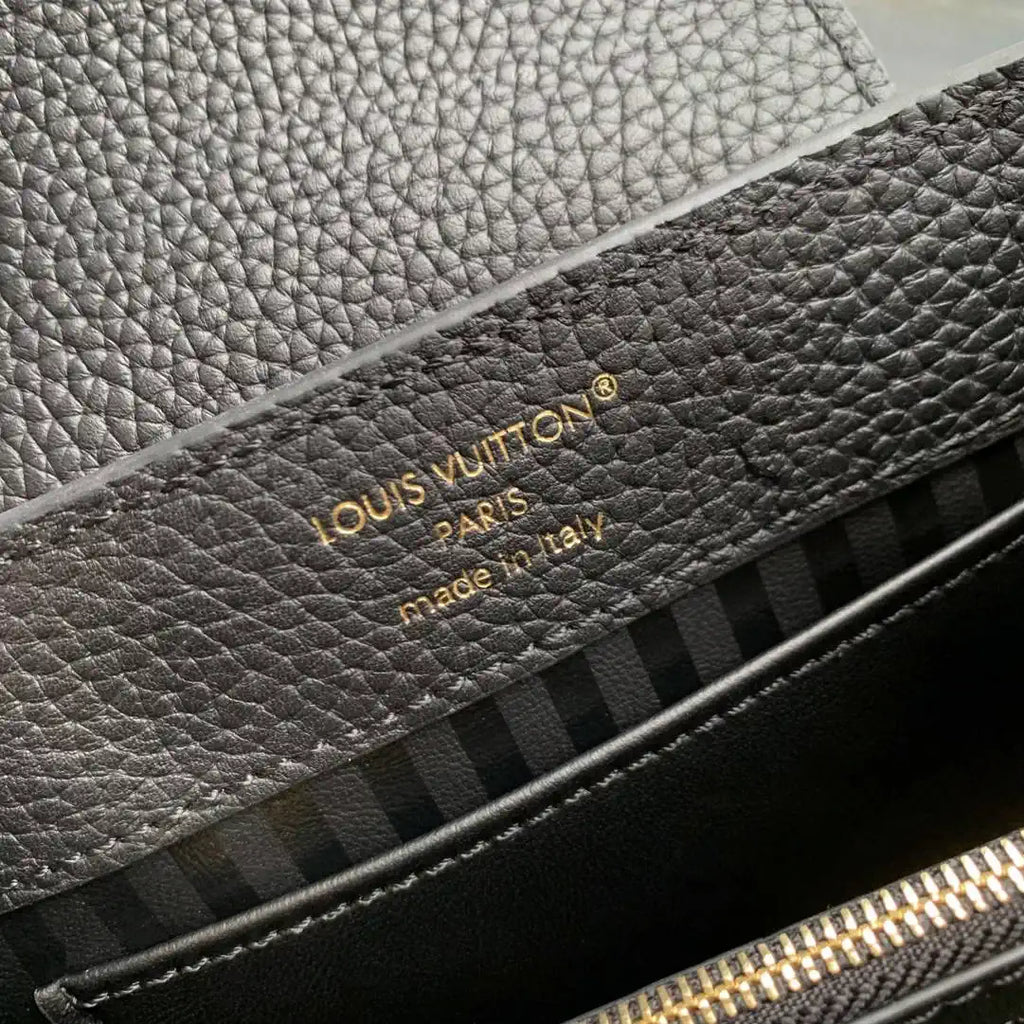 Louis Vuitton Capucines Mini Handbag LV M14976 Black
