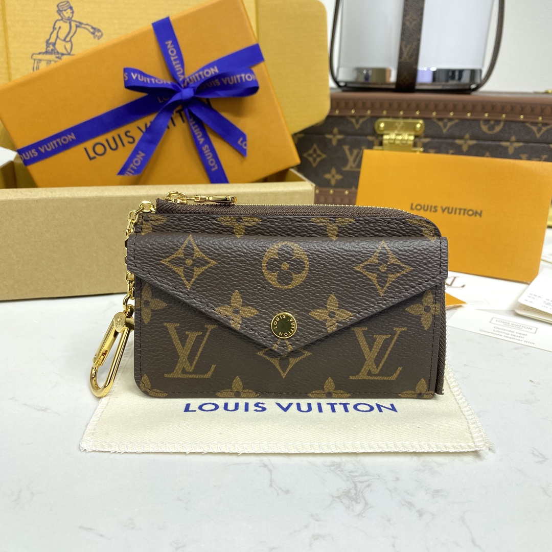 Louis Vuitton Card Holder Recto Verso LV M69431 Monogram Black - Default Title - View 1