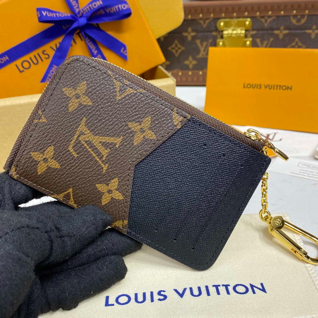 Louis Vuitton Card Holder Recto Verso LV M69431 Monogram Black