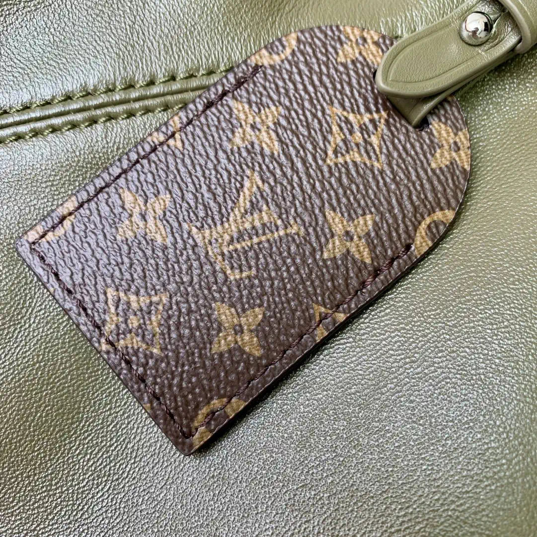 Louis Vuitton CarryAll Vibe MM Bag Monogram Empreinte LV M14268 Green