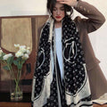 Louis Vuitton Classic Cashmere Scarf L60366 - Default Title - View 1
