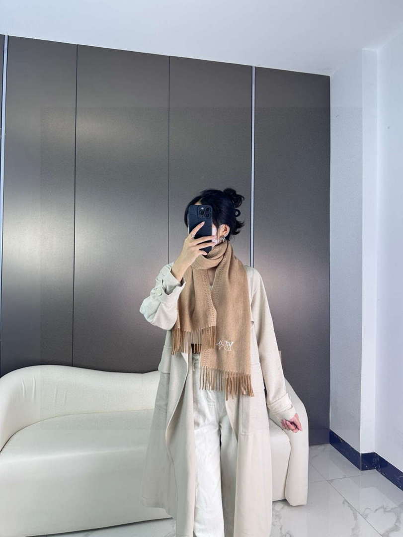 Louis Vuitton Classic Cashmere Scarf Scarf L60350