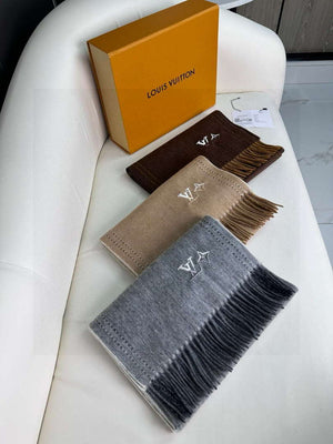 Louis Vuitton Classic Cashmere Scarf Scarf L60350 - Default Title - View 9