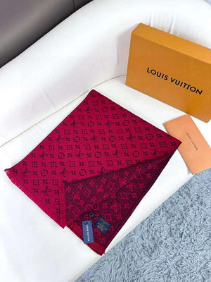 Louis Vuitton Classic Cashmere Scarf Scarf L60360 - Default Title - View 5