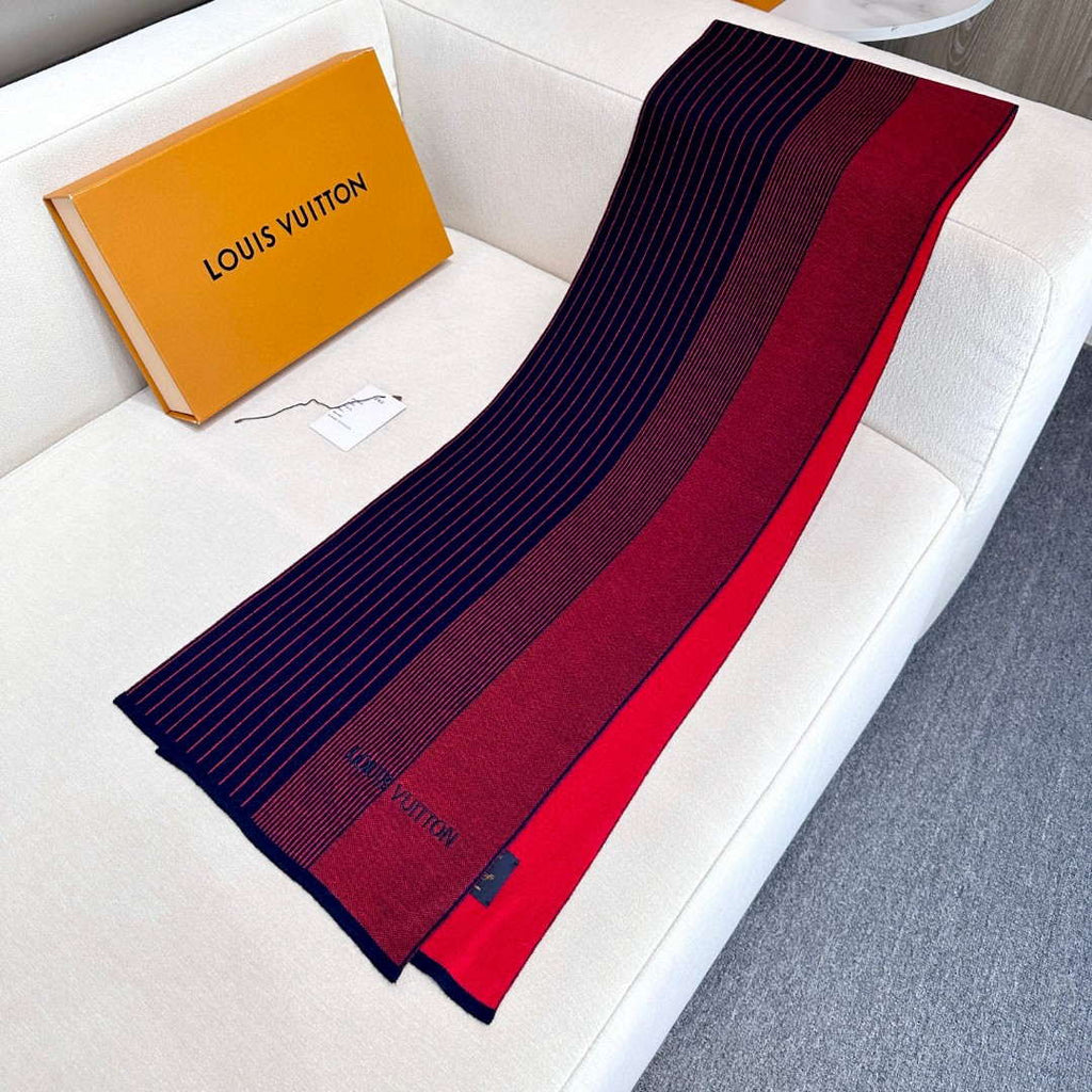 Louis Vuitton Classic Plaid Jacquard Cashmere Scarf L60380