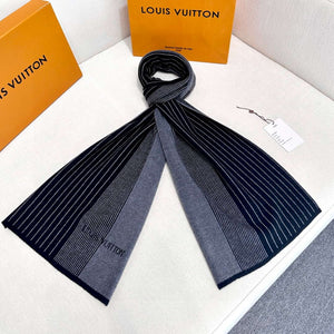 Louis Vuitton Classic Plaid Jacquard Cashmere Scarf L60381 - Default Title - View 5