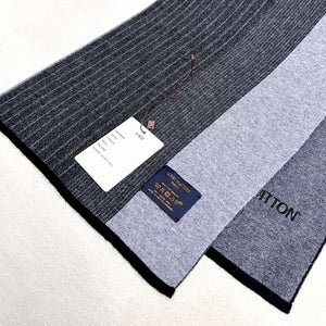 Louis Vuitton Classic Plaid Jacquard Cashmere Scarf L60381 - Default Title - View 8