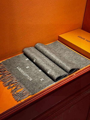 Louis Vuitton Double-sided Cashmere Scarf L60369 - Default Title - View 8